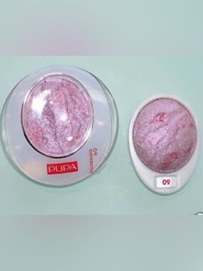 Pupa Shimmery Pink Baked mineral Eyeshadow#9